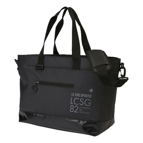 LE COQ SPORTIF 82 キャディバッグ 黒 スタンド ゴルフバック（ｺﾞﾙﾌ 