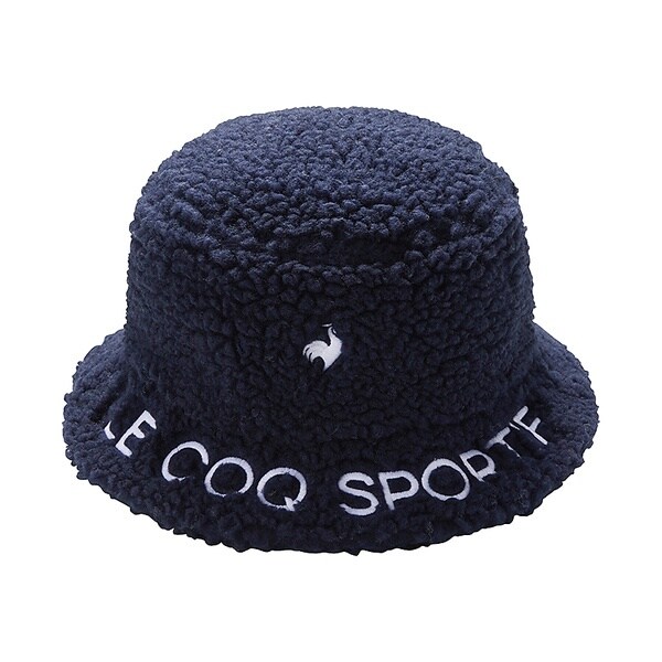 ｺﾞﾙﾌ ロゴ刺繍入りボアバケットハット | ルコック スポルティフ(lecoq