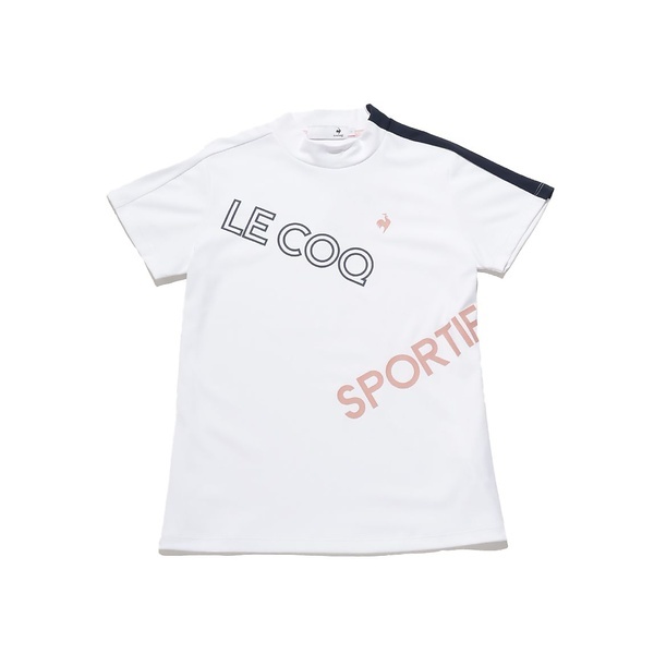 ｺﾞﾙﾌ ロゴ半袖モックネックシャツ | ルコック スポルティフ(lecoq