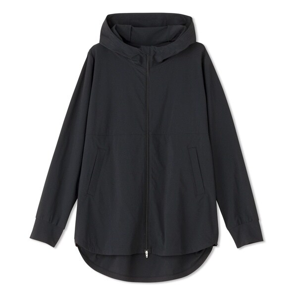 ダンスキンESSENTIAL FIT LONG JACKET　ブラックL 未使用】ダンスキン エッセンシャル フィット ロング ジャケット