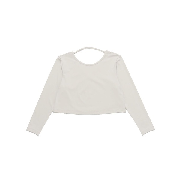 ﾚﾃﾞｨｰｽｱﾊﾟﾚﾙ PEACH SKIN CROPPED TOP（ピーチスキンクロップドトップ