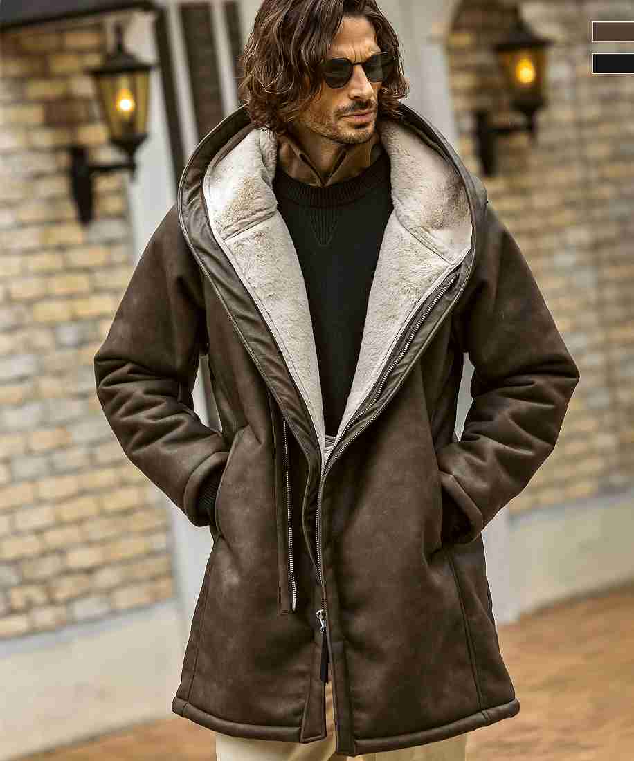 モンキータイム　フェイクムートン　B-3ジャケット MONKEY TIME（モンキータイム）の「＜monkey time＞ フェイク