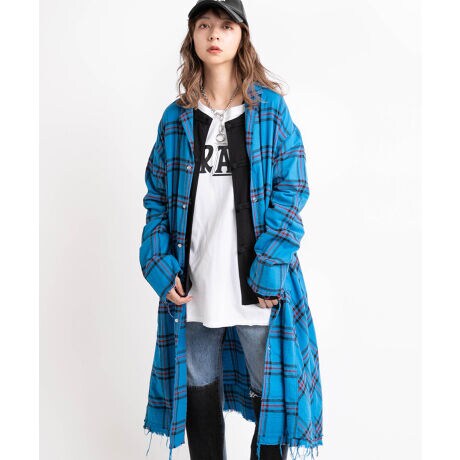 チェックロングガウンワンピース アールエヌエー Rna D1563 ファッション通販 マルイウェブチャネル