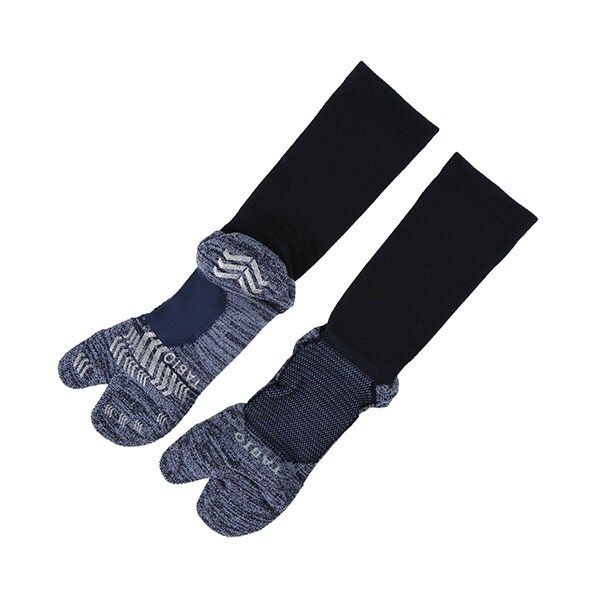 タビオ 5本指ソックスM 25〜27センチ ブルー２点 ホワイト２点セット TABIOタビオ 5本指ソックスM 25〜27センチ ホワイト 2点セット