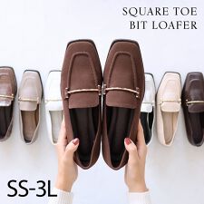 ヴィヴィアン(Vivian)の【25秋冬新作カラー追加】【SS~3Lサイズ】スクエアトゥピースソールビット付きローファー