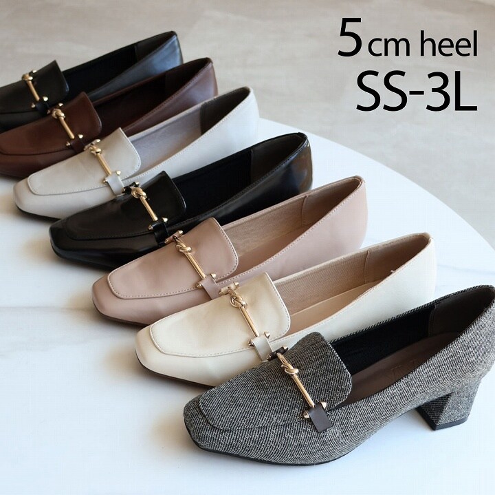 25秋冬新作カラー追加】【SS～3L】スクエアトゥビット付き