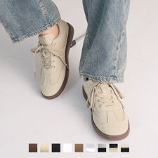 ヴィヴィアン(Vivian)の【25秋冬新作カラー追加】ローテク異素材レースアップスニーカー