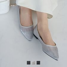【25秋冬新作】シアーチュールフラットパンプス