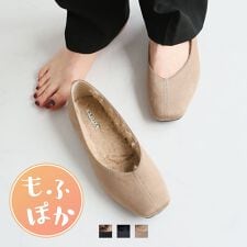 ヴィヴィアン(Vivian)の【25秋冬新作】もふぽかファーインナーフラットシューズ