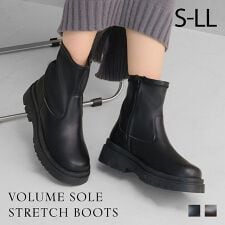 ヴィヴィアン(Vivian)の【25秋冬新作】晴雨兼用 厚底ストレッチブーツ