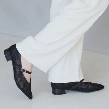 【26春夏新作】シアーメリージェーンパンプス