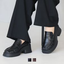 【26春夏新作】厚底ギャザーローファー