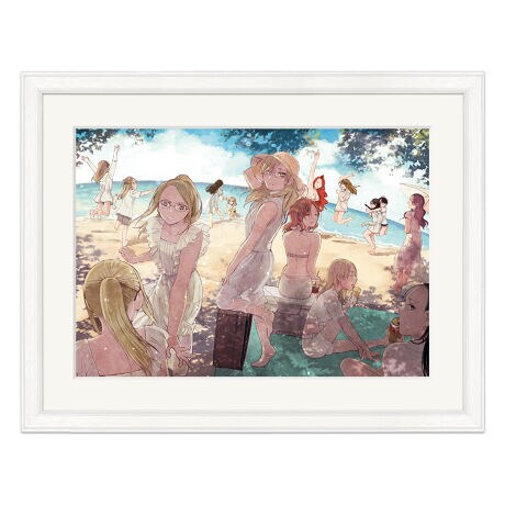 楽園展】直筆サイン入りB4キャラファイングラフ：シギサワカヤ 