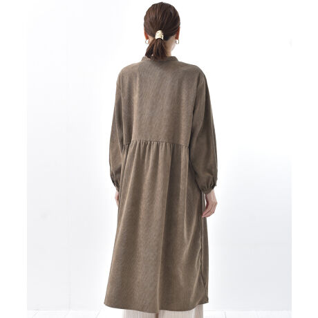 チャイナ釦コール天バンドカラーワンピース アール ピー エス R P S ファッション通販 マルイウェブチャネル