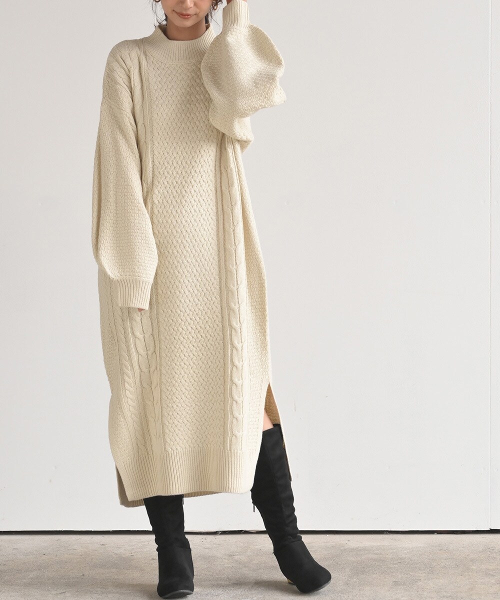 ケーブルニットワンピース | アール・ピー・エス(r.p.s) | マルイ