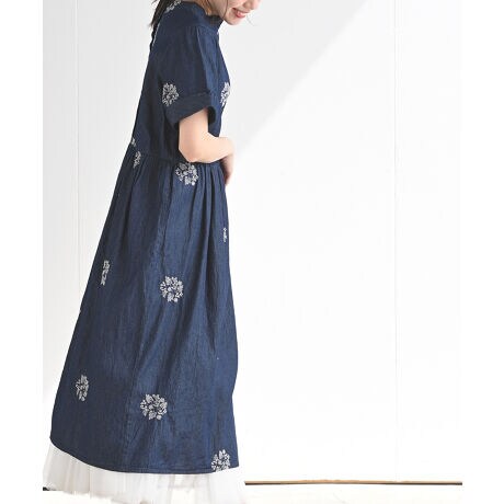 刺繍デニムワンピース アール ピー エス R P S ファッション通販 マルイウェブチャネル