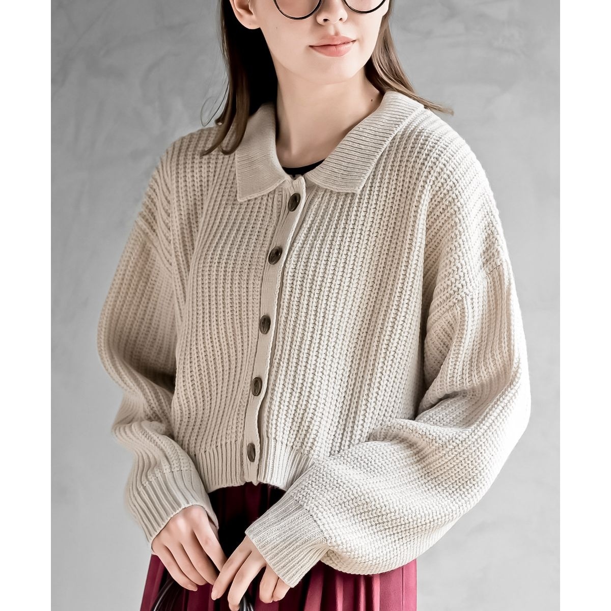 裏起毛フード付きカーディガン | アール・ピー・エス(r.p.s) | マルイ