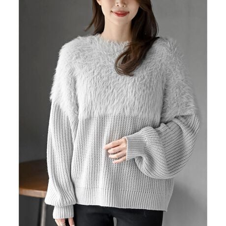 [^ԁF0201200173]2025/AW@ēׁVM[ؑւłق̂tF~jӂӂ̃VM[jbg炵vI[o[BƂl҂݃jbgƐ؂ւ邱ƂŊÂ}lۂfUCɂȂĂ܂Bё̒VM[͂ӂȂ߂炩ȔGŒSnBƂ̂VGbgؚĂ܂B݊ȂAVvȃfUCȂ̂ō킹₷R[fL܂Bgȕ͋CVM[ŃV[Y[hAbvnȂLkȂ҂݉߂̋ŃfUCTCYقȂꍇ܂F􂢉ēׂ̏ꍇAYقȂ邽ߐFEfށETCYEfUCقȂꍇ܂̂ŗ\߂B