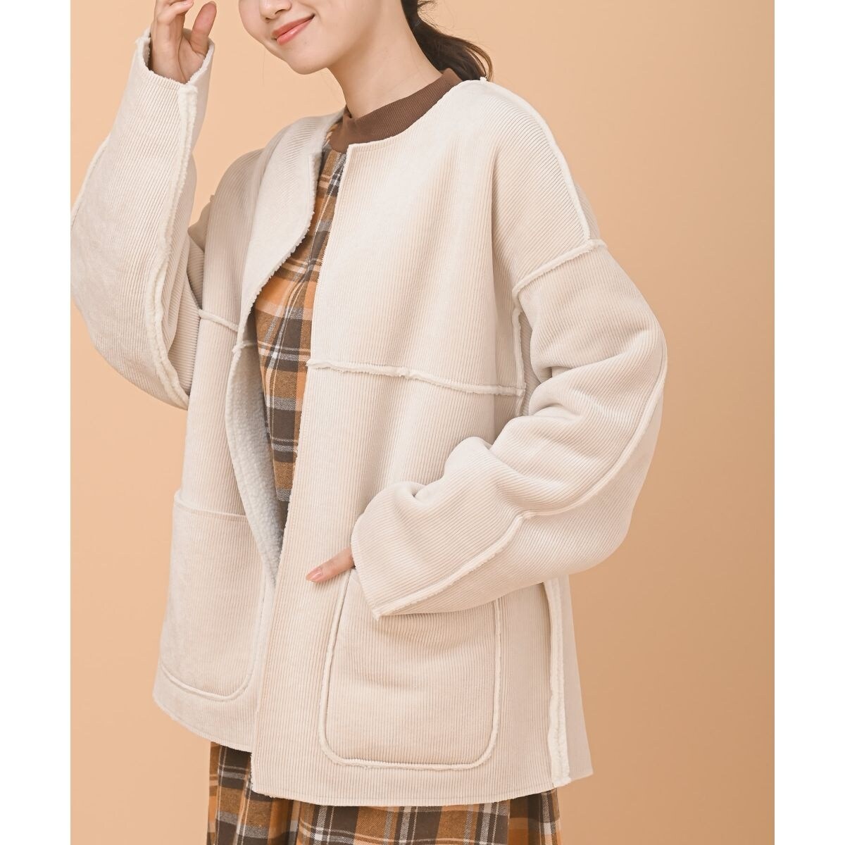 リバーシブルショートコート | アール・ピー・エス(r.p.s