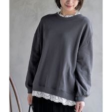 アール・ピー・エス(r.p.s)の裏毛レース付きプルオーバー