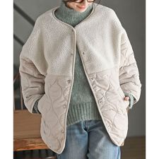 アール・ピー・エス(r.p.s)のボア切替キルトジャケット