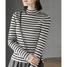 アール・ピー・エス(r.p.s)のハイネックリブニットプルオーバー