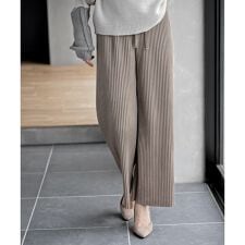 アール・ピー・エス(r.p.s)のポンチスエード細プリーツパンツ