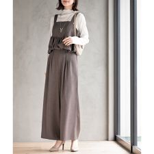 アール・ピー・エス(r.p.s)のバルーンTOPS×タックパンツセットアップ