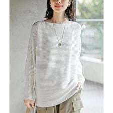 アール・ピー・エス(r.p.s)のドルマンラメニットプルオーバー