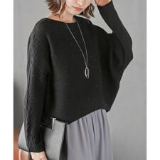 アール・ピー・エス(r.p.s)のドルマンラメニットプルオーバー