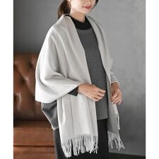 アール・ピー・エス(r.p.s)の無地大判ストール