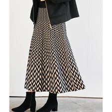 アール・ピー・エス(r.p.s)のニットプリーツスカート