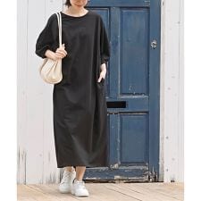 ランタンスリーブカットワンピース