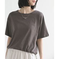 裾ドロストTシャツ