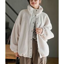 アール・ピー・エス(r.p.s)のボアスタンドブルゾン