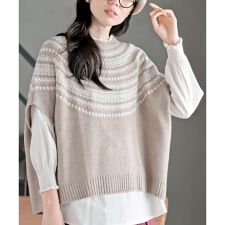 アール・ピー・エス(r.p.s)のプルオーバーワイドニットベスト