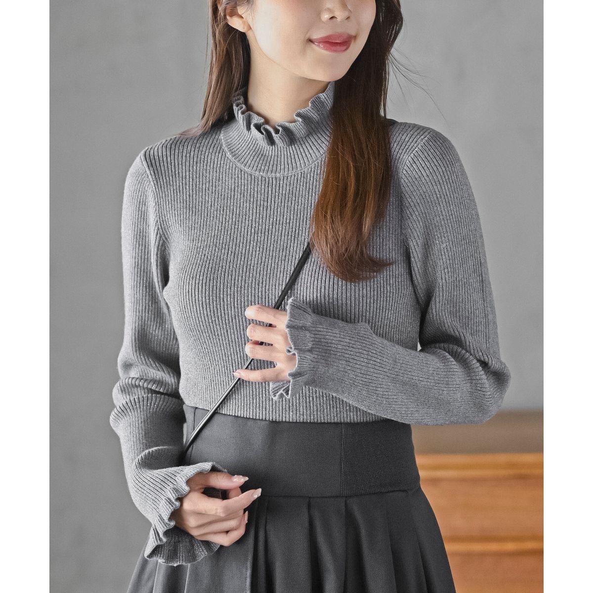 シアーネックリブニットプルオーバー | アール・ピー・エス(r.p.s