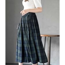 アール・ピー・エス(r.p.s)のチェックレーヨンスカート