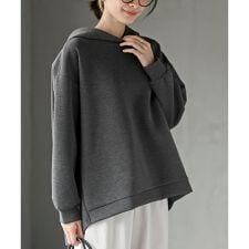 アール・ピー・エス(r.p.s)のBACKリボンダンボールパーカーチュニック