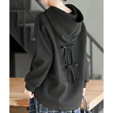 アール・ピー・エス(r.p.s)のBACKリボンダンボールパーカーチュニック