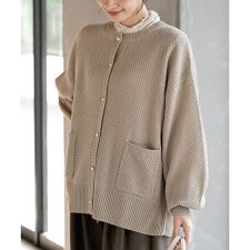 ラメニットカーディガン