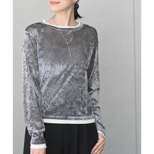 アール・ピー・エス(r.p.s)のシアーベロアバイカラーロンT