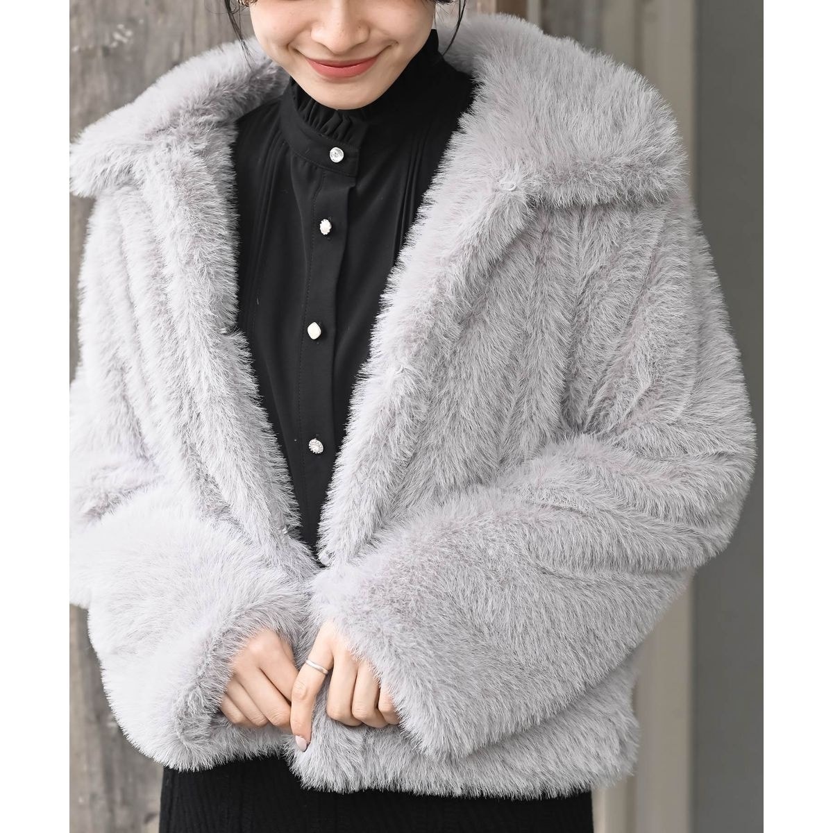 ブークレーフーディージャケット | アバハウス マヴィ(abahouse mavie