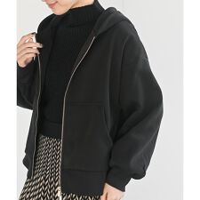 アール・ピー・エス(r.p.s)の裏起毛ショートジップパーカー