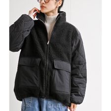 アール・ピー・エス(r.p.s)のスタンドボア切替キルトジャケット