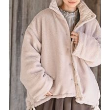 アール・ピー・エス(r.p.s)のボア×キルティングリバーシブルジャケット