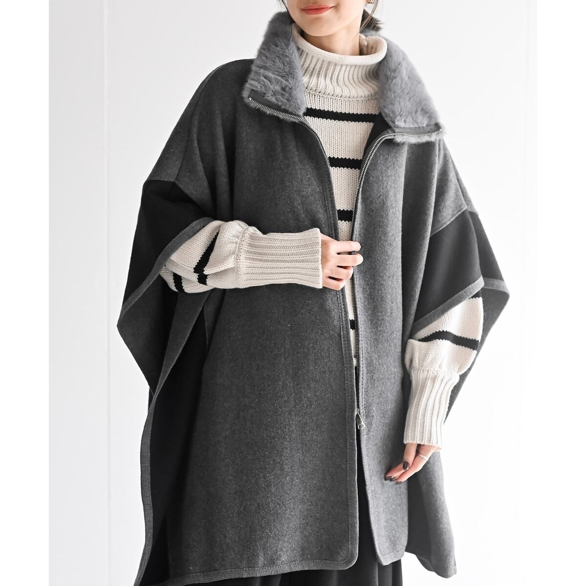 ジュンヤワタナベ ケープコート マント ポンチョ XS Junya Watanabe ジュンヤワタナベ ポンチョ ケープコード Junya