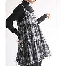 アール・ピー・エス(r.p.s)の起毛チェックティアードキャミチュニック