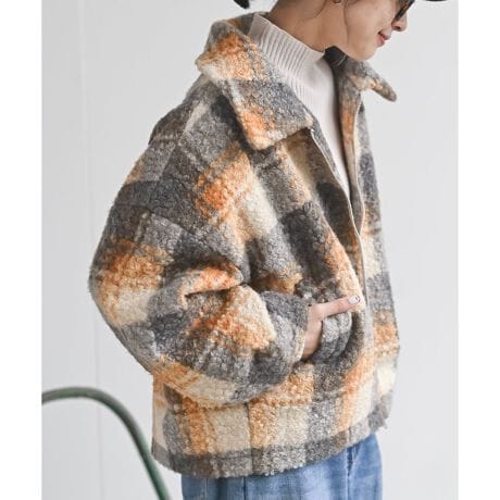 [^ԁF0201100280]2025/AW@NEWR[f̎`FbNWPbgÂȂ肪ȓ~̃R[fɍʂY`FbNAE^[BƂu[N[{Agȕ͋C܂BiĊۂ݂炵ۂɁBANZgɂȂĂ傫ȋ݂͏ʂ炵܂BtgWbvȂ̂ŒE₷igɂ҂ȃACeBnLkȂOJt@Xi[TCh|Pbg萶n̎ŃfUCɌ̍܂FhCN[jO