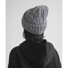 ケーブルニット帽